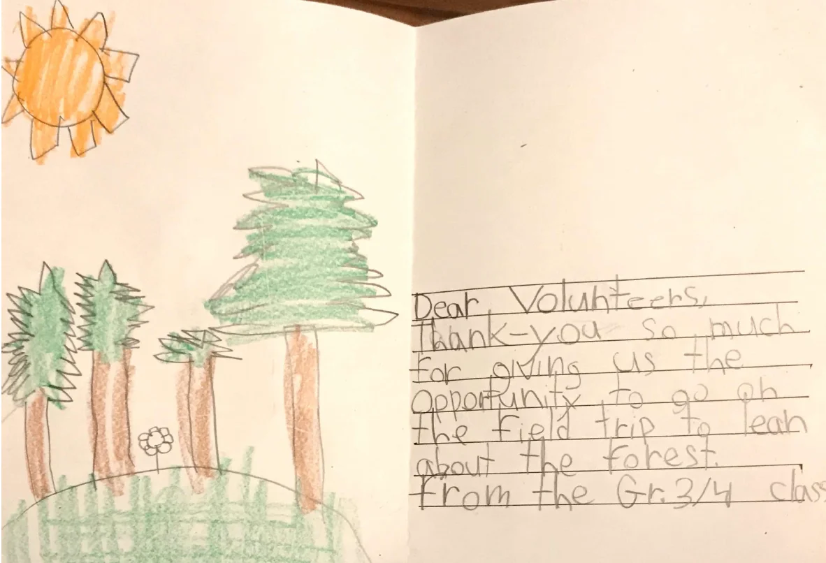 Student Thank You Note